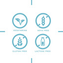 Alflorex Dual Action 12 Week Plan - Daily Gut Health Probiotics Supplement with Bifidobacterium Longum Bacteria strains 35624 and 1714 + Calcium + Vitamin B6 - Bacterial Cultures - 90 Capsules