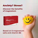 Vitae MagVita - Magnesium, Taurine & B6 - Magnesium Glycerophosphate Magnesium Citrate Magnesium Gluconate Magnesium Lactate Magnesium pidolate Magnesium Oxide-Marine - 20 Tablets Vitae MagVita - Magnesium, Taurine & B6 - Magnesium Glycerophosphate Magnesium Citrate Magnesium Gluconate Magnesium Lactate Magnesium pidolate Magnesium Oxide-Marine - 20 Tablets