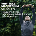 Daily Magnesium Citrate 400mg of Elemental Magnesium | Support Healthy Bones and Muscles | 60 Vegan Capsules | Two-A-Day | DR.VEGAN