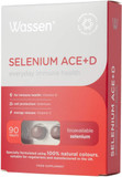Wassen Selenium ACE+D Immune Health - 90 Tablets | Selenium and Zinc Supplements Contribute to Normal Function of Immune System | Vitamin C D and Zinc