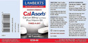 Lamberts Calasorb Calcium 800mg with Vitamin D3, Highly Absorbable Citrate Form, 60 Tablets