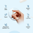 Magnesium Glycinate with Vitamin B6 Magnesium Bisglycinate Powder Capsules - 180 Capsules - 3 Months Supply