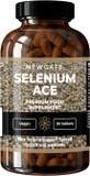 Selenium ACE 90 Vegan Tablets - Premium Nutritional Supplement - With Vitamin A, C and E - Immunity Support & Thyroid Health - Halal - Made in the UK - GMP Certified