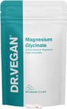 DR.VEGAN Daily Magnesium Glycinate Complex 1500mg | Provides 300mg of Pure Elemental Magnesium | Fatigue, Mood and Muscle Recovery | 60 Vegan Capsules | Two-A-Day