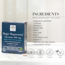New Nordic Magnesium Glycinate, 600 mg Extra Strength, Sleep & Muscle Support for Women & Men, Pine Bark & Long Pepper Extract, 60 Tablets (Pack of 1)