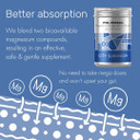 Vital Minerals Magnesium - Bioavailable Glycinate & Citrate for Sleep, Energy and Exercise - 60 Capsules