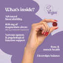 Adult Magnesium Gummies - High Strength 1636mg Magnesium Citrate Offering 180mg - High Strength Supplements - Alternative to Spray & Oil - Vegan - 60 Gummies - Novomins