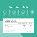 Calcium Gummies 400mg - 1 Month Supply - Healthy Muscles and Bones - Chewable Alternative to Calcium Tablets & Vitamin D Tablets - Vitamin D3 K2 (MK7) - Vegetarian - Novomins