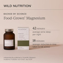 WILD NUTRITION Food-Grown® Magnesium Supplements | Naturally Sourced Pure Magnesium for Sleep, to Support Muscle Recovery and Healthy Bones | 60 Capsules WILD NUTRITION Food-Grown® Magnesium Supplements | Naturally Sourced Pure Magnesium for Sleep, to Support Muscle Recovery and Healthy Bones | 60 Capsules