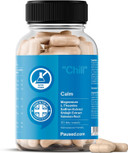 Paused Magnesium Glycinate Calm Supplement - 30 Day Supply | Menopause-Friendly Magnesium, L-Theanine, Saffron Extract & Shilajit Complex for Stress, Mind & Sleep Support | Vegan & Gluten-Free | UK