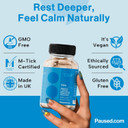 Paused Magnesium Glycinate Calm Supplement - 30 Day Supply | Menopause-Friendly Magnesium, L-Theanine, Saffron Extract & Shilajit Complex for Stress, Mind & Sleep Support | Vegan & Gluten-Free | UK