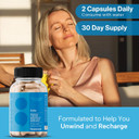 Paused Magnesium Glycinate Calm Supplement - 30 Day Supply | Menopause-Friendly Magnesium, L-Theanine, Saffron Extract & Shilajit Complex for Stress, Mind & Sleep Support | Vegan & Gluten-Free | UK