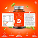 serotalin® Original Happy Energy Capsules - Motivation & Focus | Griffonia + Vitamin D3 + Phenylalanine + Vitamin B12 + B6 + Zinc + Chromium & Caffeine | 100% Vegan, 60 Capsules for 2 Months