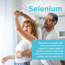 Healthspan Selenium | 240 Tablets | Highly Absorbable | with Vitamin C, A & E | Hair, Nails and Skin Health | Vegan