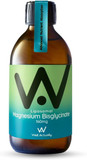 WELL ACTUALLY Liposomal Magnesium Glycinate High Strength 2000mg - High Bioavailability Liquid Magnesium Bisglycinate Supplement for Brain, Muscle, Sleep Support - Lime & BlackBerry (250 ml)