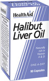 HealthAid Halibut Liver Oil - 90 Capsules