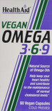 HealthAid Vegan Omega 3-6-9 Capsules - 60 Capsules