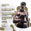 OLIMP SPORT NUTRITION Olimp Labs Gold Omega-3 Sport Edition Capsules, Pack of 120 Capsules