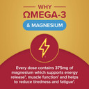 Seven Seas Omega-3 Fish Oil & Magnesium, 500 mg Fish Oil + 300 mg Omega-3, 60 High Strength Tablets With Vitamin D & 375 mg Magnesium, EPA & DHA, Whole Body Health+, Duo Pack: 30 Capsules + 30 Tablets