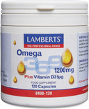 Lamberts Omega 3,6,9 Complex with Vitamin D3 120 Capsules