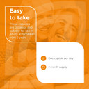 EQUAZEN Triple Strength Capsules | Omega 3 & 6 Supplement | Blend of DHA, EPA & GLA | Supports Brain Function | Suitable from 5 Years Old to Adults | 60 One-a-Day Capsules