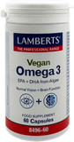 Lamberts Vegan Omega 3 DHA Algal Oil 60 Capsules