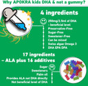 Omega 3 Vegan DHA Drops for Kids - Bundle - 50mL - No Fishy Taste - Preservative Free and Sugar Free. Sustainable Algal Alternative to Fish Oil | APOKRA Kids (3)