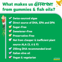 Omega 3 Vegan DHA Drops for Kids - Bundle - 50mL - No Fishy Taste - Preservative Free and Sugar Free. Sustainable Algal Alternative to Fish Oil | APOKRA Kids (3)