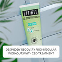 FitKit Post Exercise Body Moisturiser - Post Workout Body Lotion for Men and Women - Skincare to Help Muscle Pain Relief, Tissue Repair, Sauna Oils to Aid Relaxation & Sleep - Body Repair, 200ml