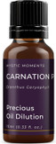 Mystic Moments | Carnation Absolute Oil Dilution 3% in Jojoba | Natural Skincare & Aromatherapy Blend | Dianthus Caryophyllus | Ready to Use | Floral Scent | Soothing Massage Oil | 100ml Mystic Moments | Carnation Absolute Oil Dilution 3% in Jojoba | Natural Skincare & Aromatherapy Blend | Dianthus Caryophyllus | Ready to Use | Floral Scent | Soothing Massage Oil | 100ml