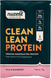 Nuzest - Clean Lean Protein - Wild Strawberry - Vegan Protein Powder - Complete Amino Acid Profile - Plant-Based Workout & Recovery Fuel - All Natural Food Supplement - 25g Sachet (1 Serving)