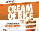 Per4m Cream Of Rice | 15 Servings | High Carbohydrate Cream Of Rice | Breakfast Replacement | Low Sugar Gym Supplements 450g NEW IMPROVED FORMULA (Carrot Cake, 450g)