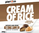 Per4m Cream Of Rice | 15 Servings | High Carbohydrate Cream Of Rice | Breakfast Replacement | Low Sugar Gym Supplements 450g NEW IMPROVED FORMULA (Chocolate Peanut Butter, 450g)
