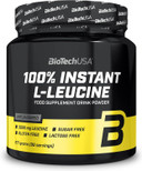 BioTechUSA 100% Instant L-Leucine Drink Powder | Vegan | Sugar-Free | Gluten-Free | Lactose Free | 3,000mg Leucine | 277g | Unflavoured