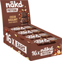 Nakd Cocoa Hazelnut Protein Bar - Vegan - Gluten Free - Healthy Snack, 45g (Pack of 16 bars) Nakd Cocoa Hazelnut Protein Bar - Vegan - Gluten Free - Healthy Snack, 45g (Pack of 16 bars)