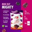 HIGH5 Energy Gummies - Quick Release Carbohydrate Supplements for Running, Cycling, Hiking - 10x26g Portable Resealable Pouches - Natural Vegan Energy Chews with Electrolytes & Vitamin B6, Mixed Berry