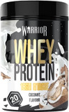Warrior Whey Protein Powder 500g - Up to 36g* Protein per Shake  Low Sugar - Muscle Growth and Recovery Drink - Amazing Taste - 20 Servings - GMP Certified (Vanilla Milkshake)