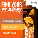 Warrior Creatine Protein Bars  Low Carb Snack, Oat Based Flapjack Bar, Increase Physical Performance, 12 x 75g (Salted Caramel Brownie)