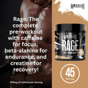 Warrior Rage - Pre-workout Powder - 392g - Energy Drink Supplement with Vitamin C, Beta Alanine and Creatine Gluconate - 45 Servings (Krazy Cola)