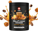 MaxiNutrition MaxPresso Caramel, Protein Coffee, Whey Protein Powder, 21 g Protein per Serving, Sugar-Free & Low-Fat, Mix Warm or Cold
