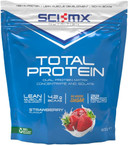 SCI-MX Total Protein - Concentrate & Isolate Protein Powder - Lean Muscle Development - Caramel Iced Late  No Added Sugar  4.2g BCAAs + 21g Protein per Serving  900g