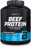 BioTechUSA Beef Protein, 87% Hydrolysed Protein Peptide Formula, Lactose & Gluten-Free, Low-Fat, Sugar-Free, Paleo Diet-Friendly, 500g, Vanilla-Cinnamon