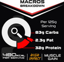 SCI-MX Total Mass - Advanced Muscle Mass Gainer Protein Powder - Muscle Growth & Weight Gain in Vanilla  32g Protein + 480 Calories per Serving  Non-GMO  2kg