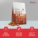 PhD Nutrition Diet Plant, Vegan Protein Powder Plant Based, Salted Caramel, High Plant Protein, 19 Servings Per 500g Bag