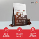 PhD Nutrition Diet Plant, Vegan Protein Powder Plant Based, Belgian Chocolate, High Plant Protein, 20 Servings Per 500g Bag