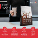PhD Nutrition Diet Plant, Vegan Protein Powder Plant Based, Belgian Chocolate, High Plant Protein, 20 Servings Per 500g Bag