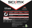 SCI-MX Total Mass - Advanced Muscle Mass Gainer Protein Powder - Muscle Growth & Weight Gain - Cookies & Cream  30g Protein + 477 Calories per Serving  2kg