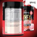 Warrior Whey Protein Powder + Creatine 500g - Sports Nutrition Shake for Muscle Growth, Performance, and Recovery - Enjoy Post Workout - Low Sugar - 20 Servings (Strawberry Crème)