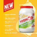 HIGH5 Recovery Drink - Carbohydrate and Whey Protein Powder (20g) for Muscle Recovery with Electrolytes Powder - Fast-Absorbing Post Workout Shake (Banana & Vanilla Milkshake, 1.6kg - 32 Servings)
