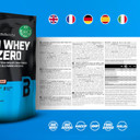 BioTechUSA Iso Whey Zero | Premium Whey Protein Isolate | Grass-Fed | Enzyme-Free | Sugar- and Gluten-Free, 500 g, Strawberry